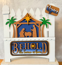 Load image into Gallery viewer, Truck or Bread Board Insert / Christmas Manger