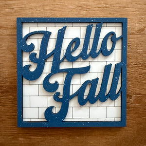 Inserts For Interchangeable Ladder / Fall/ Hello Fall