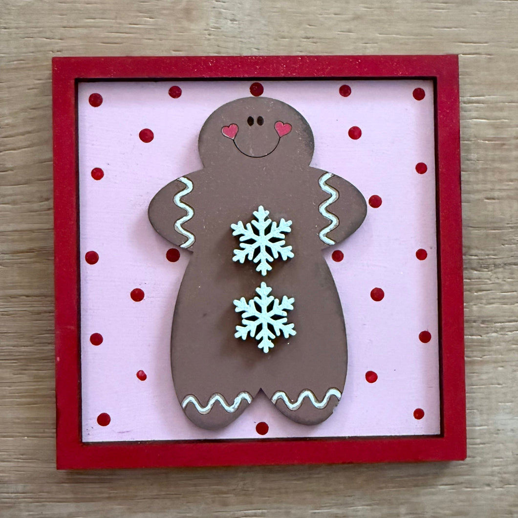 Inserts For Interchangeable Ladder /Gingerbread/Christmas