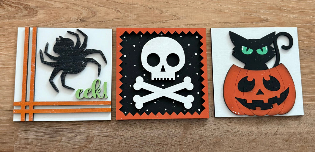Inserts For Interchangeable Ladder / Spider/Skull/ Halloween