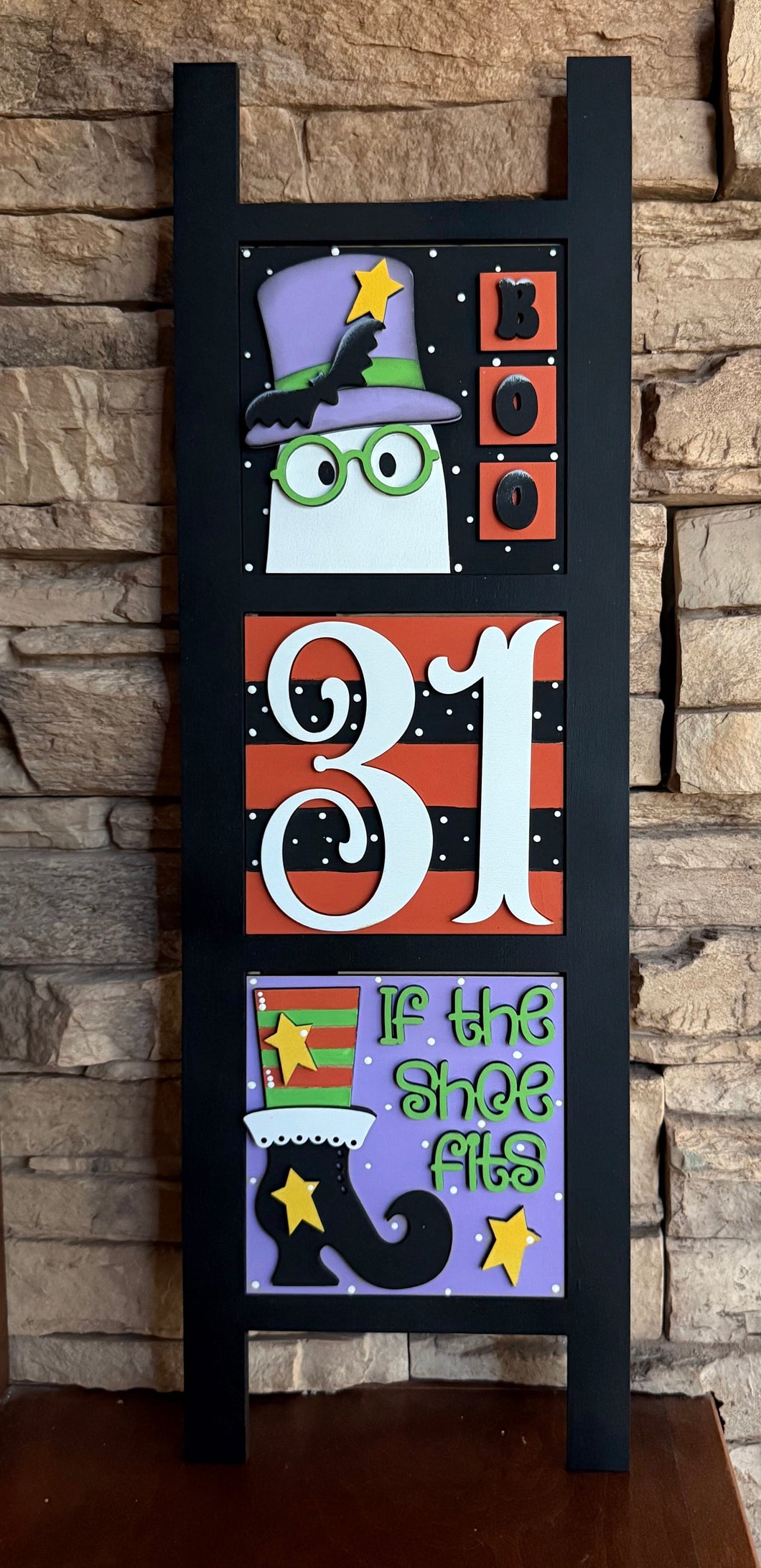 Inserts For Interchangeable Ladder / If the shoe fits/Boo/31/Halloween
