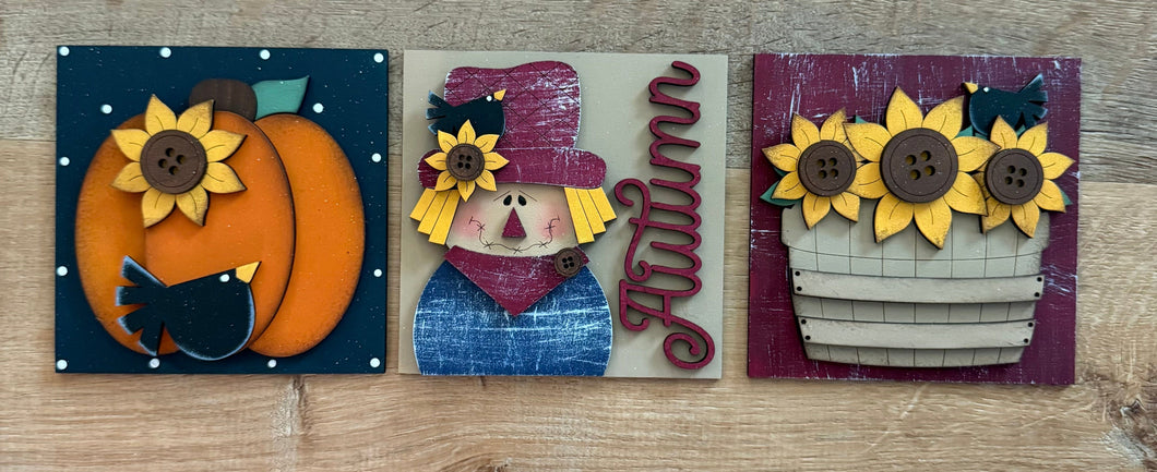 Inserts For Interchangeable Ladder / Autumn/Fall/ Pumpkins