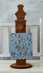 Mini Hanger Signs/ Winter