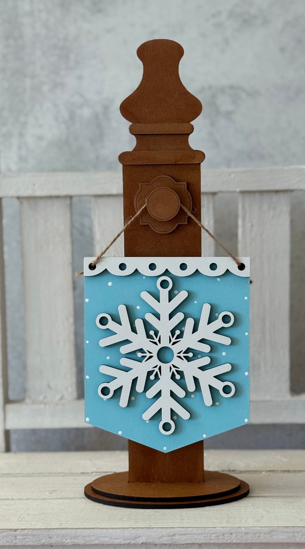 Mini Hanger Signs/ Snowflake
