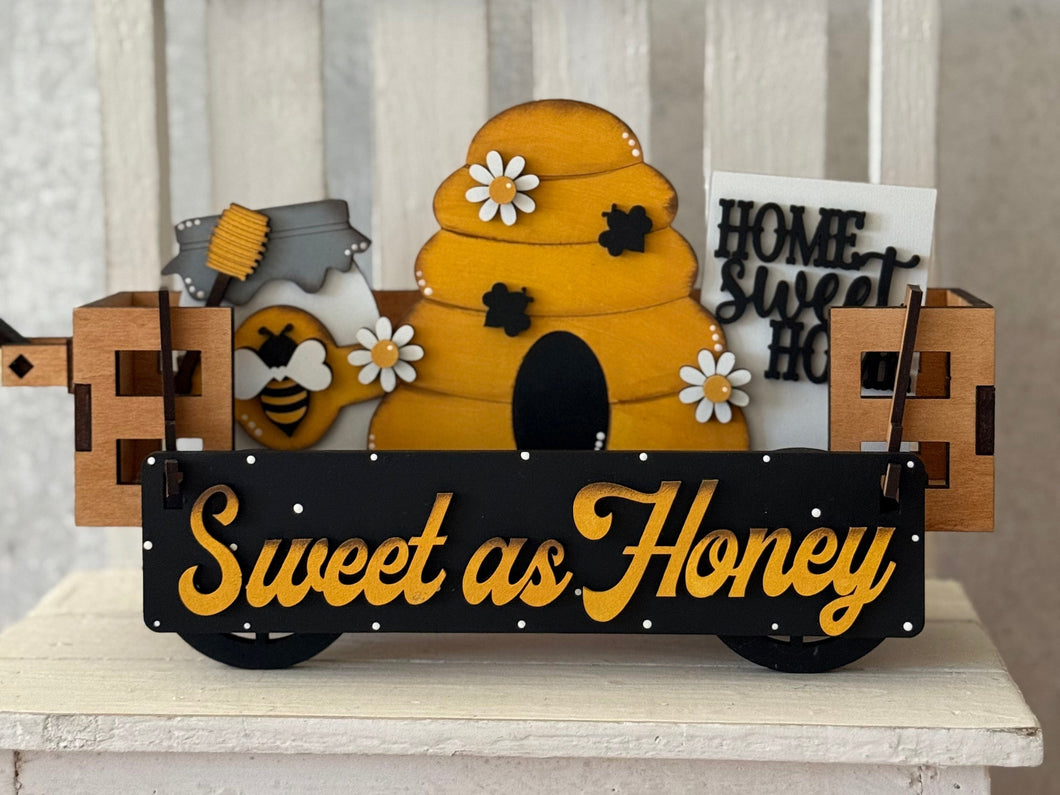 Shelf Sitter or Wagon Insert Sweet As Honey