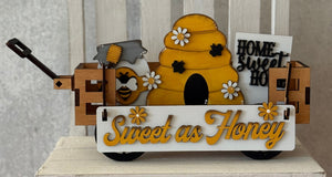Shelf Sitter or Wagon Insert Sweet As Honey