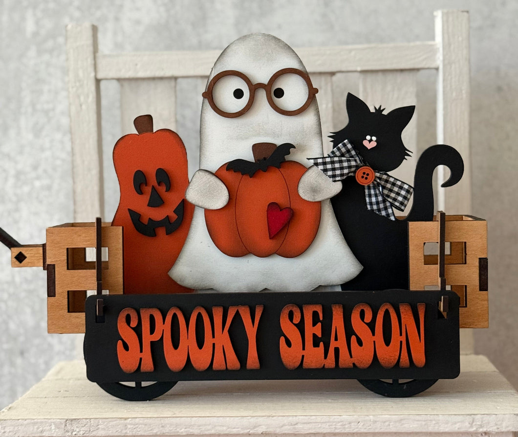 Shelf Sitter or Wagon Insert Spooky Season