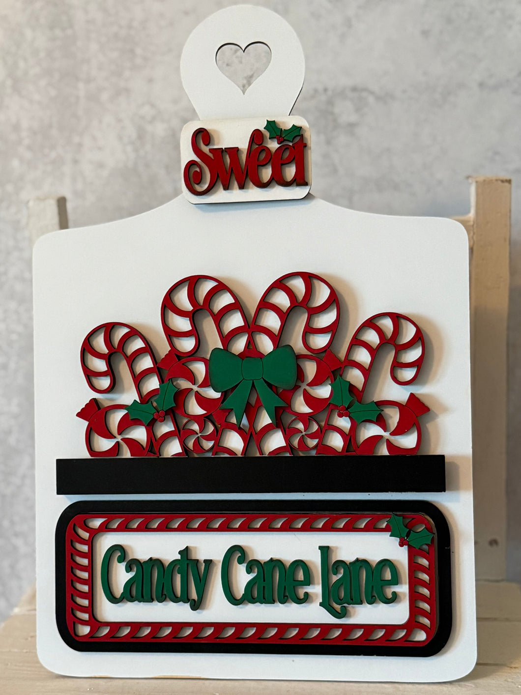 Truck or Bread Board / Christmas Peppermint