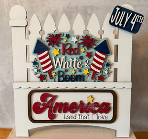 Truck or Bread Board Insert /4th of July