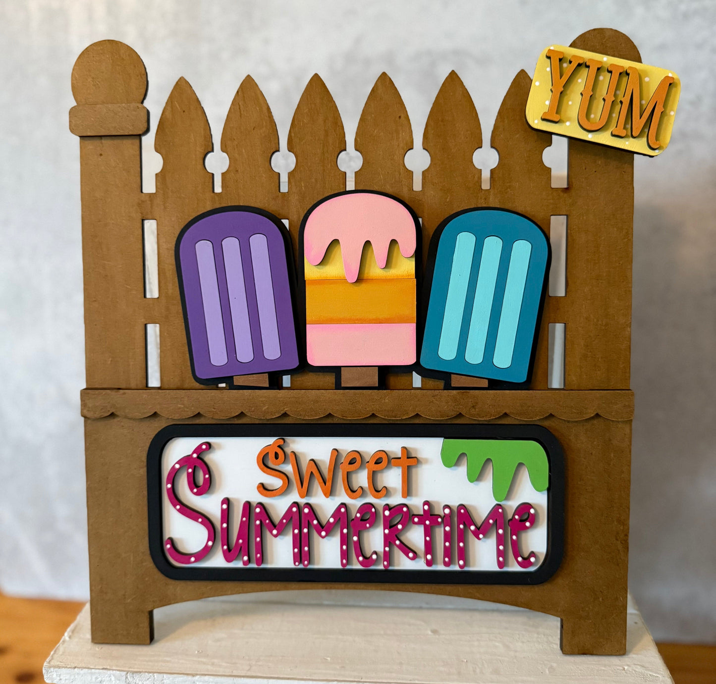 Truck or Bread Board Insert /Summer Popsicle
