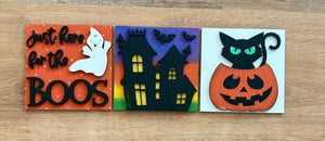 Inserts For Interchangeable Ladder / Just here for the boos/Halloween