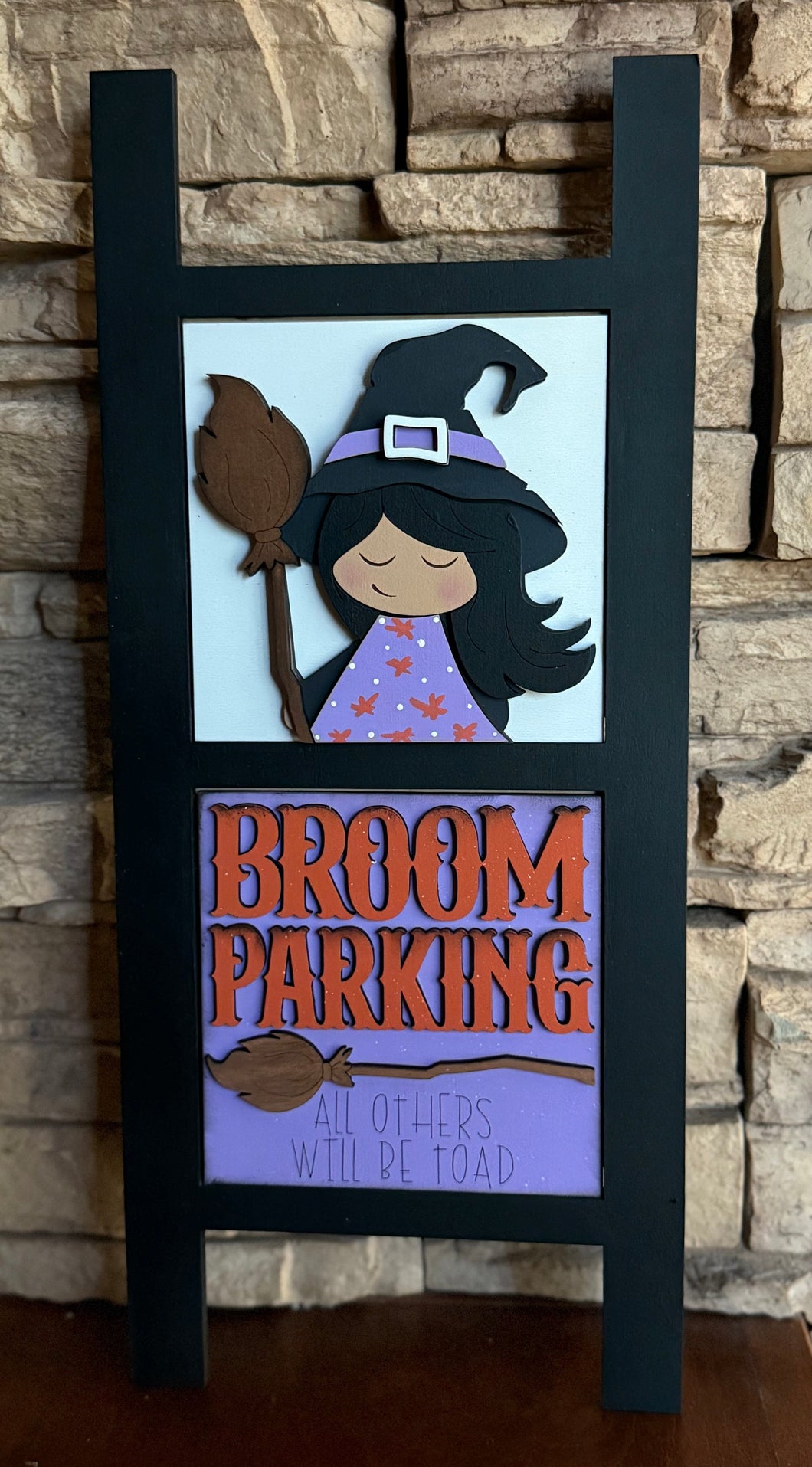 Inserts For Interchangeable Ladder /Broom Parking/Halloween