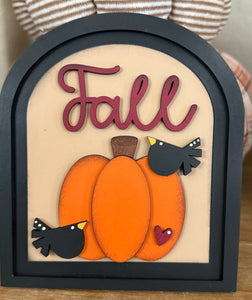Small Arched Signs / Fall/ Autumn
