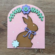 Load image into Gallery viewer, Small Arched Signs / Easter/ Bunny
