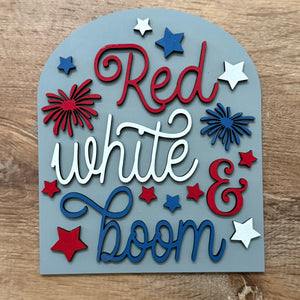 Small Arched Signs / 4TH Of JULY