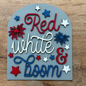 Small Arched Signs / 4TH Of JULY