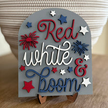 Load image into Gallery viewer, Small Arched Signs / 4TH Of JULY
