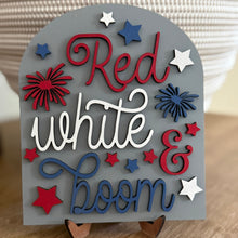 Load image into Gallery viewer, Small Arched Signs / 4TH Of JULY
