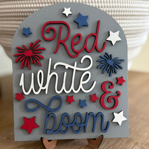 Small Arched Signs / 4TH Of JULY