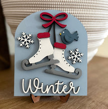 Load image into Gallery viewer, Small Arched Signs / Winter
