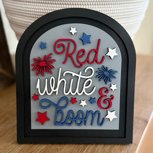 Small Arched Signs / 4TH Of JULY