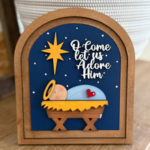 Load image into Gallery viewer, Small Arched Signs / Christmas/ Baby Jesus
