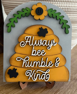 Small Arched Signs / Summer/ Bees