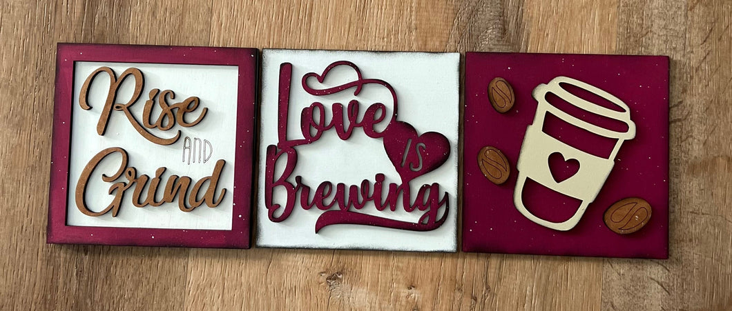 Inserts For Interchangeable Ladder / Coffee